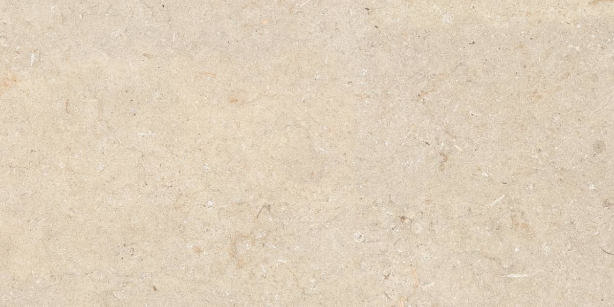 Stone effect porcelain floor tile ABK Poetry Stone Trani Beige, 60x120 cm, 8.5 mm, textured, slip-resistant R11