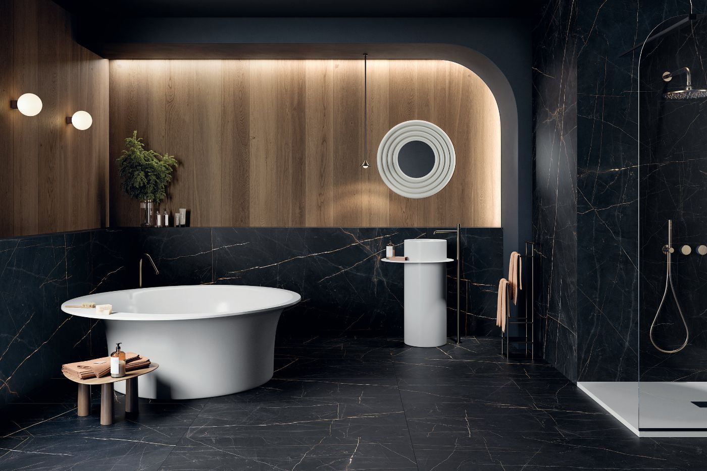 Wood effect porcelain floor tile ABK Poetry Wood Oak, 20x120 cm, 8.5 mm, slip-resistant R11