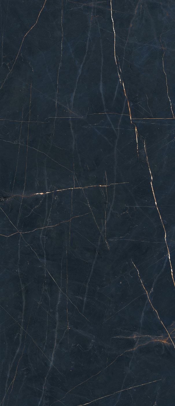 Marble effect porcelain slab ABK Sensi 900 Precious Black, 120x280 cm, 6 mm, polished (lux)