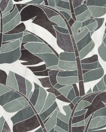 Marble mosaic effect porcelain tile ABK Sensi Fantasy Bali, 60x120 cm, 8.5 mm, polished 3D textured (lux 3D)
