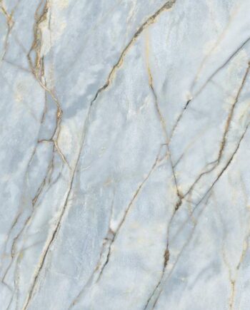 Marble effect large porcelain slab ABK Sensi Nuance Deep River bookmatch B, 120x280 cm, 6 mm, polished 3D textured (lux 3D)