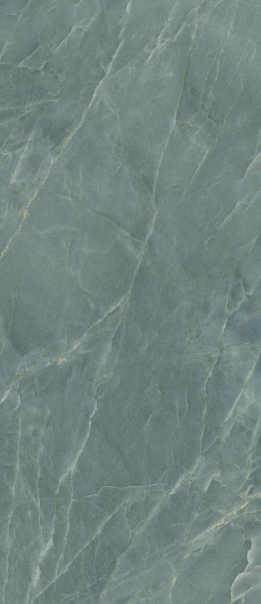 Marble effect large porcelain slab ABK Sensi Nuance Sea Green, 120x280 cm, 6 mm, polished 3D textured (lux 3D)