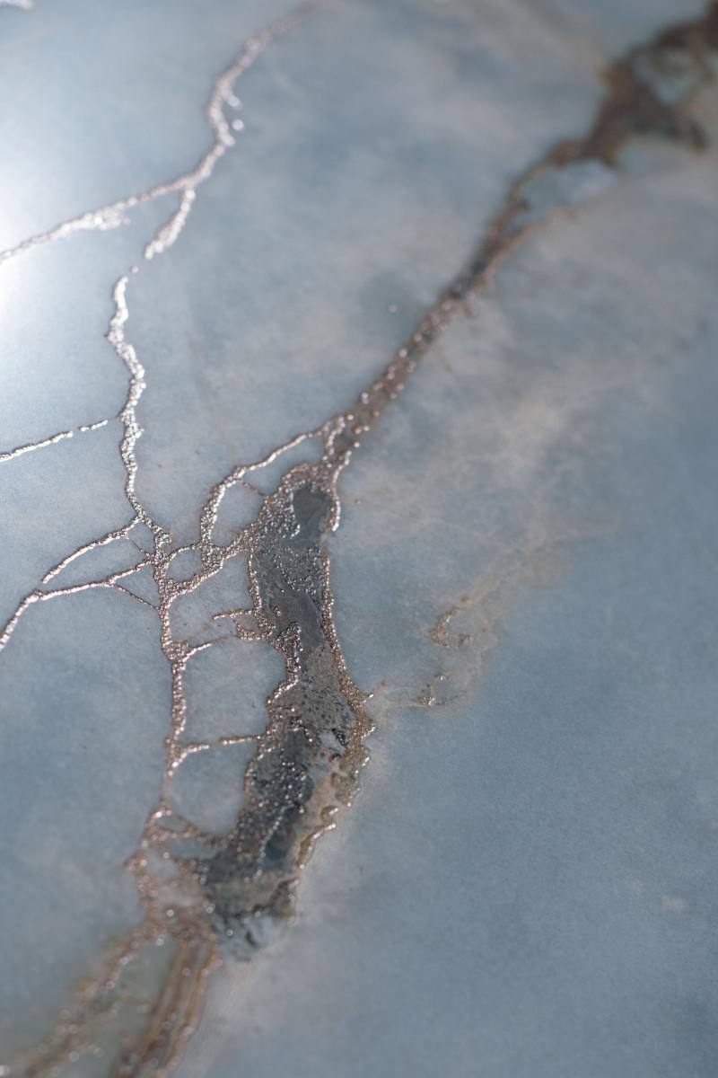 Marble effect porcelain tiles ABK Sensi Nuance Deep River, 120x120 cm, 8.5 mm, natural matt, slip-resistant R10