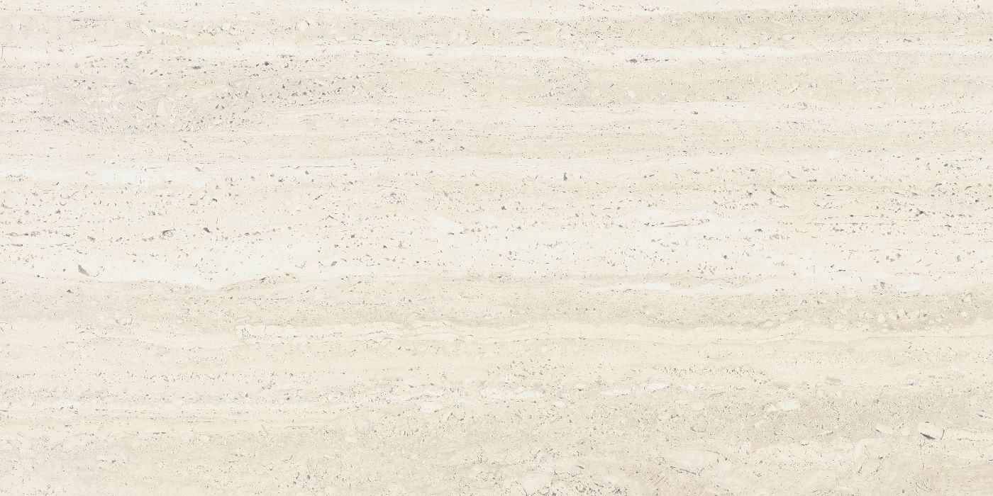 Stone effect porcelain tiles ABK Sensi Roma Ivory, 60x120 cm, 8.5 mm, 3D textured (antique)
