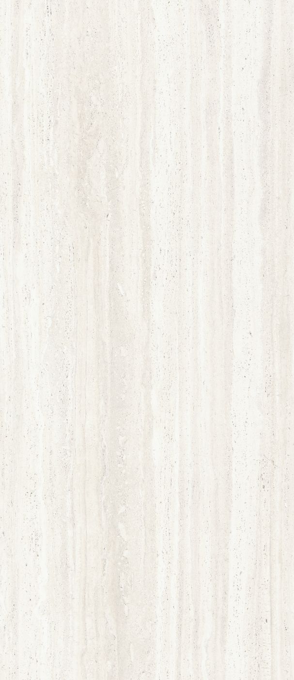 Stone effect porcelain slab ABK Sensi Roma White, 120x280 cm, 6 mm, natural matt, slip-resistant R10
