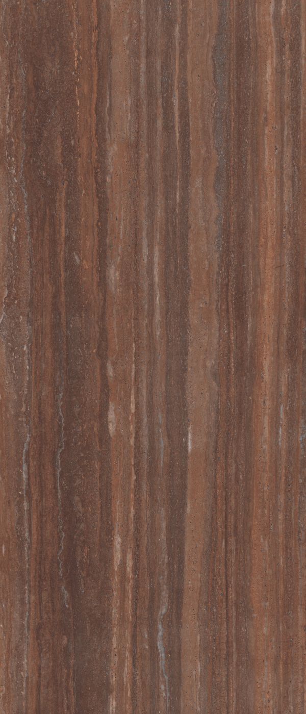 Stone effect porcelain slab ABK Sensi Roma Red, 120x280 cm, 6 mm, natural matt, slip-resistant R10