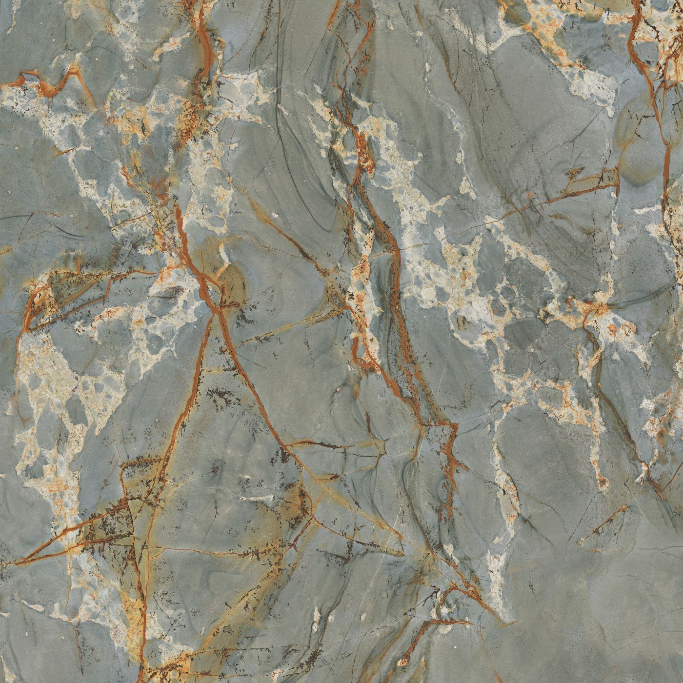 Marble effect porcelain tiles ABK Sensi Signoria Roma Imperiale, 120x120 cm, 8.5 mm, natural matt, slip-resistant R10
