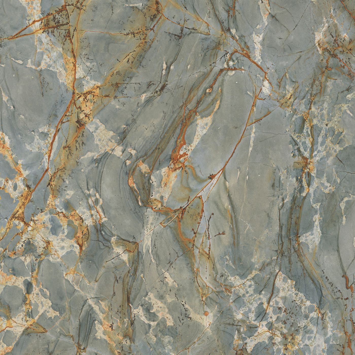 Marble effect porcelain tiles ABK Sensi Signoria Roma Imperiale, 120x120 cm, 8.5 mm, natural matt, slip-resistant R10