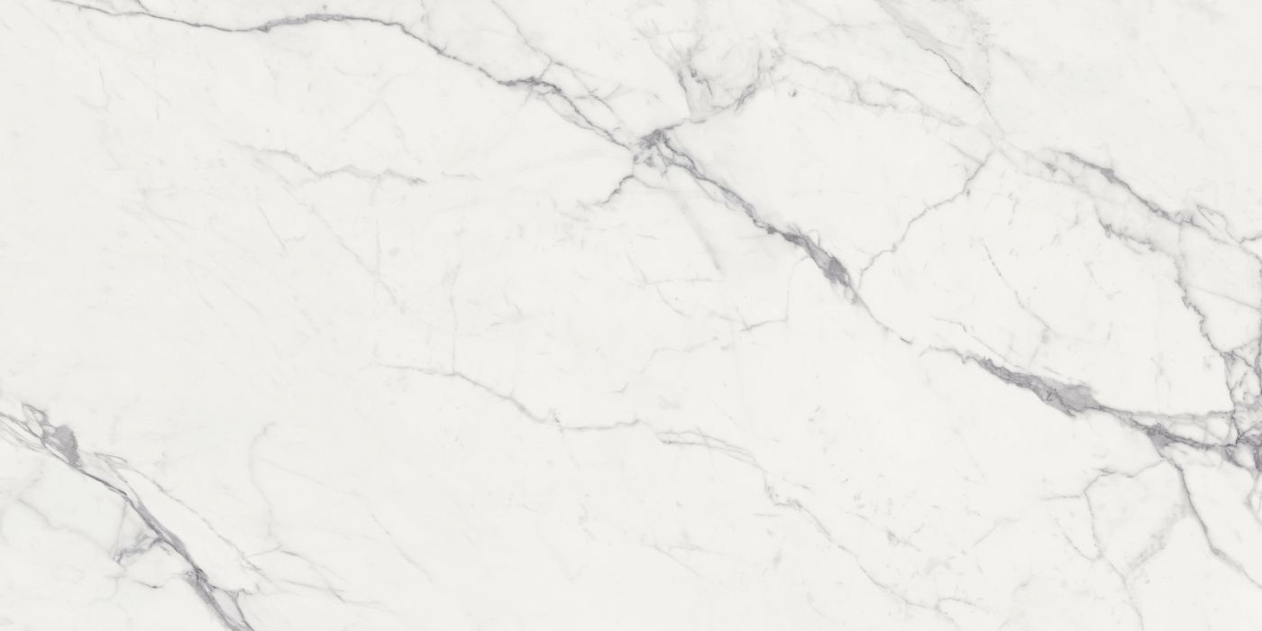 Marble effect porcelain tiles ABK Sensi Signoria Statuario Light, 60x120 cm, 8.5 mm, natural matt, slip-resistant R10