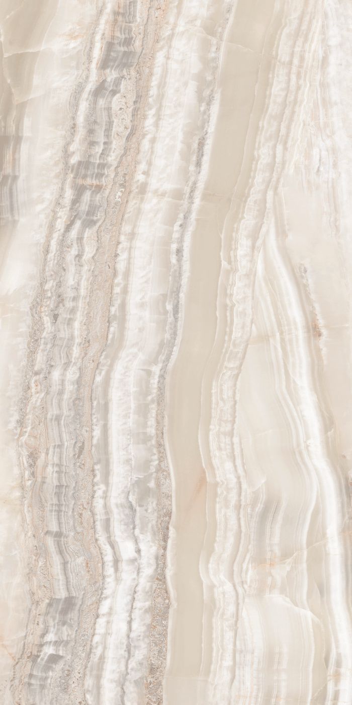 Marble effect porcelain tiles ABK Sensi Up Onice Beige, 60x120 cm, 8.5 mm, polished (lux)