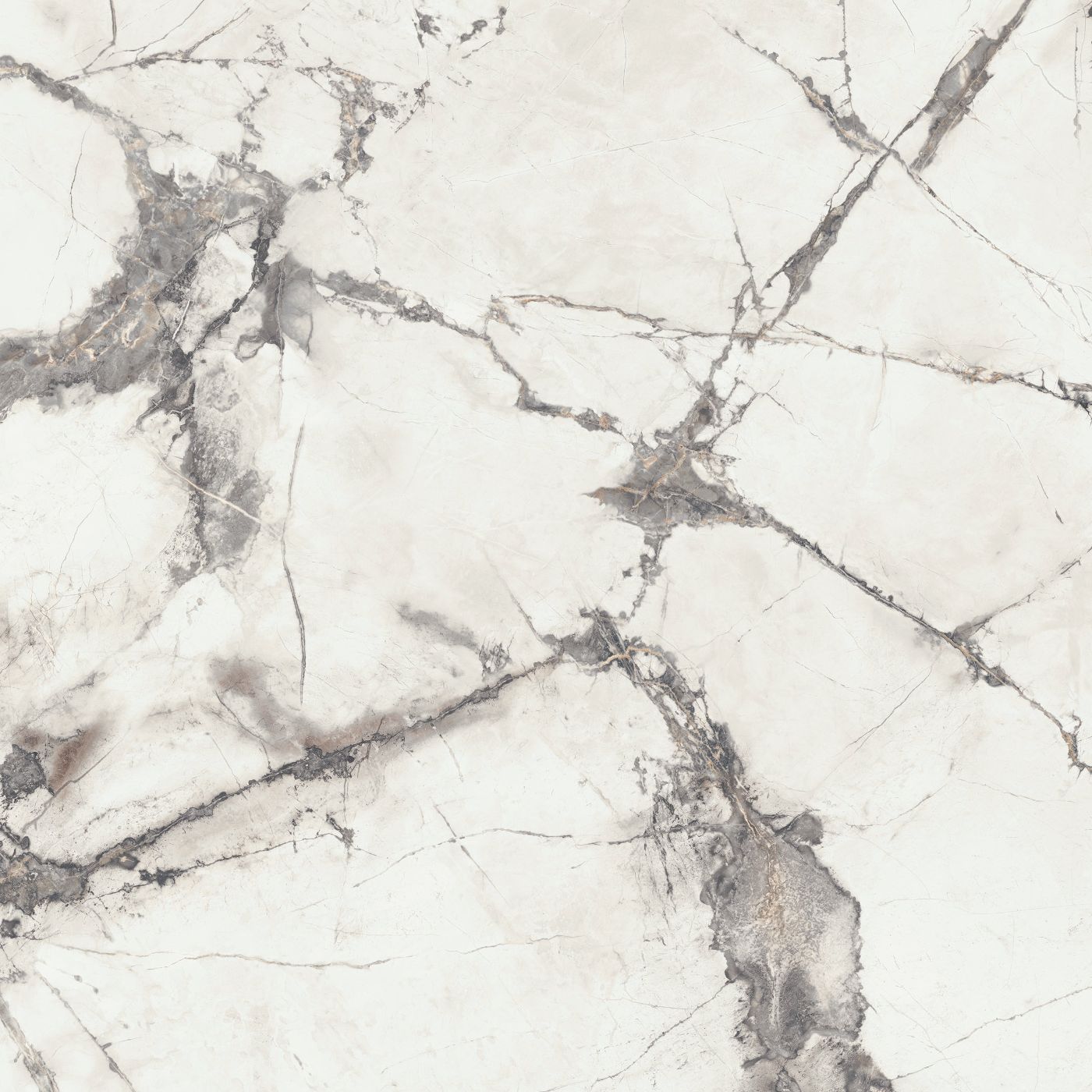Marble effect porcelain tiles ABK Sensi Up Invisible Pearl, 120x120 cm, 8.5 mm, polished (lux)