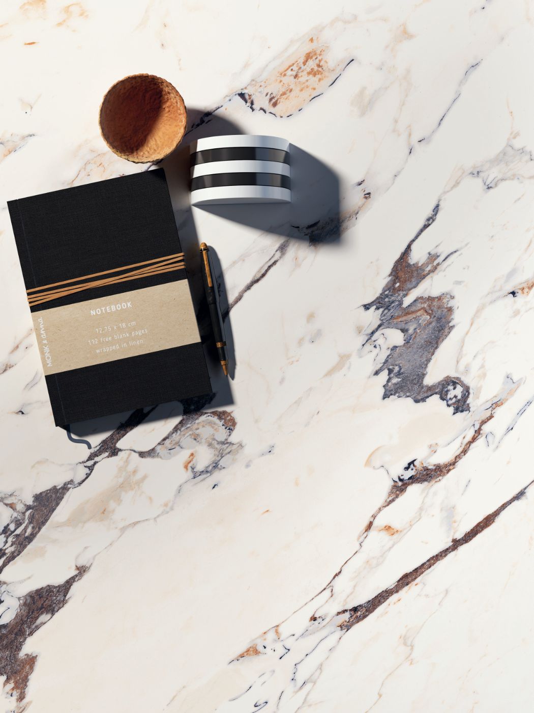 Marble effect porcelain tiles ABK Sensi Up Breccia Melange, 60x120 cm, 8.5 mm, polished (lux)