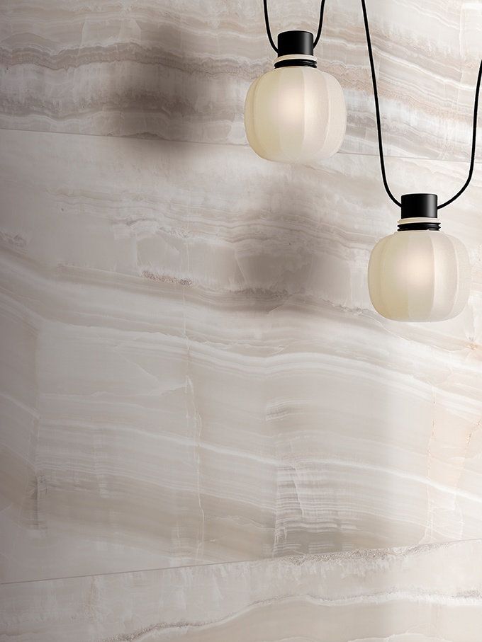 Marble effect porcelain tiles ABK Sensi Up Onice Beige, 60x120 cm, 8.5 mm, polished (lux)