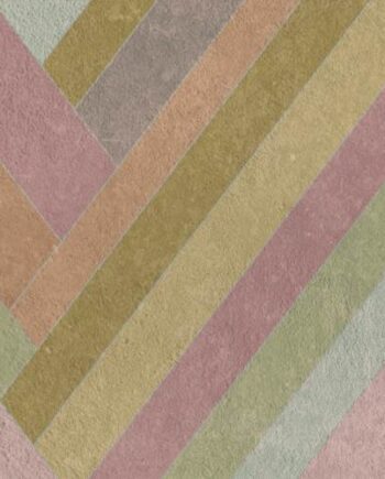 Patterned decorative porcelain tile ABK Wide&Style Blocks Lilac, 120x240 cm (4 x 60x120 cm), 8.5 mm, matt