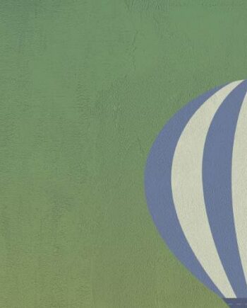 Patterned decorative porcelain tile ABK Wide&Style Baloon C, 120x240 cm (4 x 60x120 cm), 8.5 mm, matt