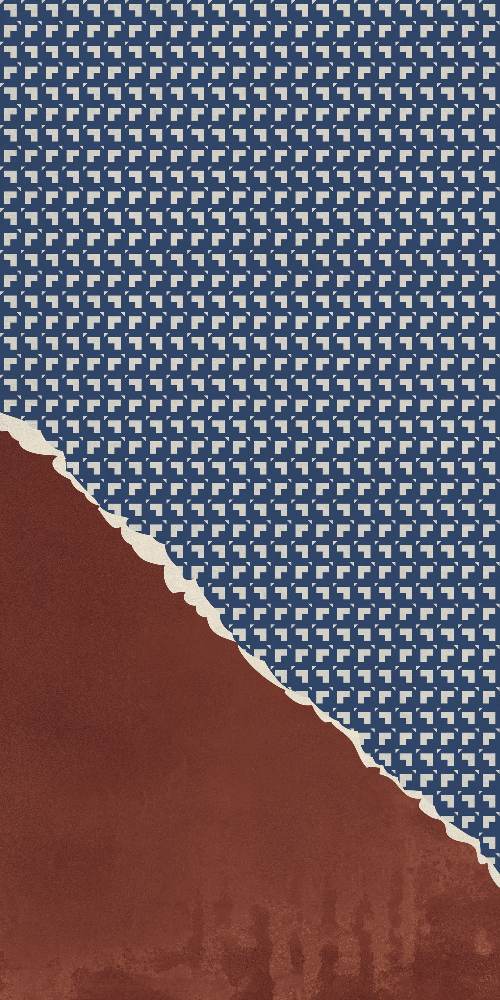 Patterned decorative porcelain tile ABK Wide&Style Uncover B, 60x120 cm, 8.5 mm, matt
