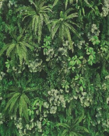 Patterned large porcelain decor slab ABK Wide&Style Secret Garden, 120x280 cm, 6 mm, matt