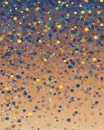 Patterned large porcelain decor slab ABK Wide&Style Confetti Blue A, 160x320 cm, 6 mm, matt