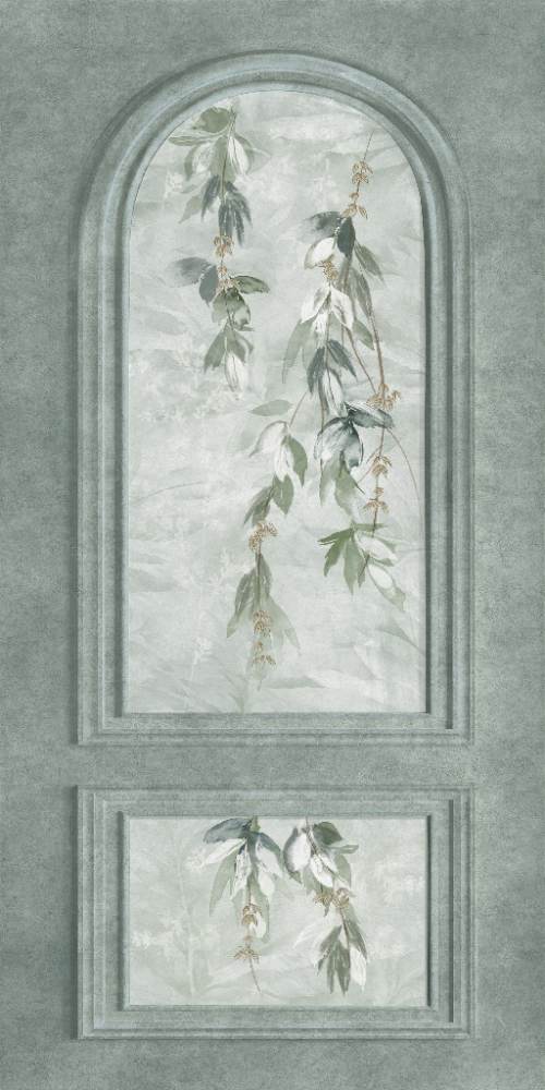 Patterned large porcelain decor slab ABK Wide&Style Palazzo B, 160x320 cm, 6 mm, matt