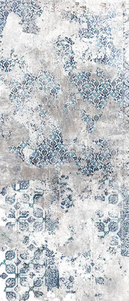 Patterned large porcelain decor slab ABK Wide&Style Fresco, 120x280 cm, 6 mm, matt