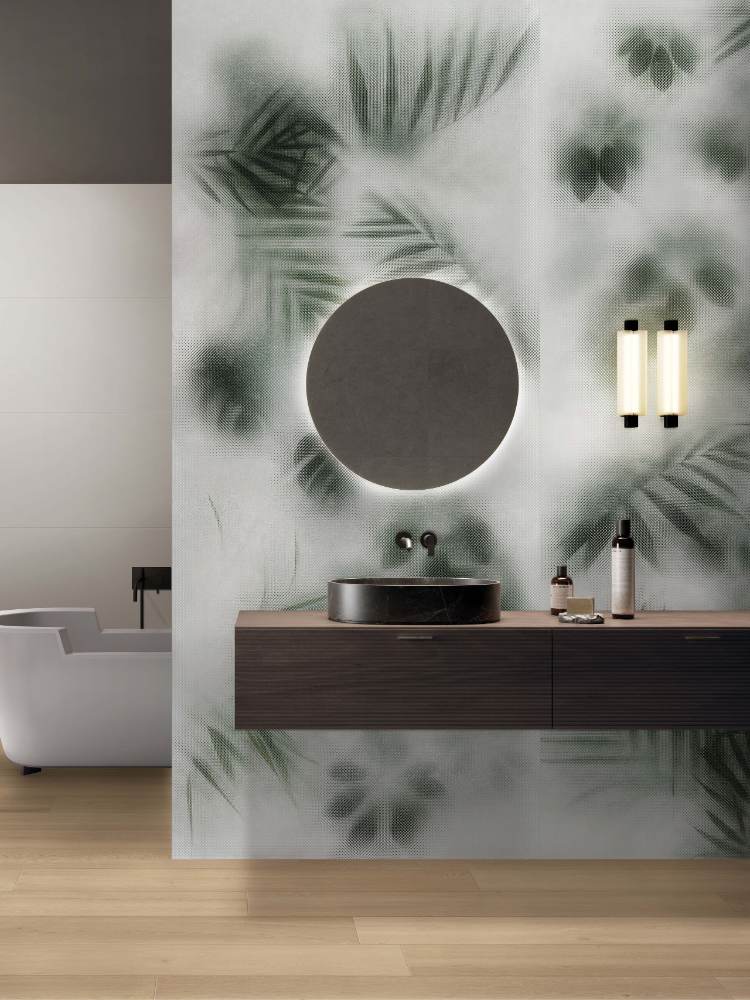 Patterned large porcelain decor slab ABK Wide&Style Beyond, 120x280 cm, 6 mm, polished (lux)