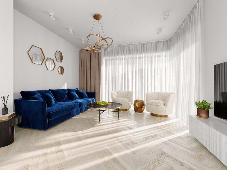 Ash Herringbone Flooring Esta Elegant Nordic 600 mm extra matt lacquered – close-up Ash Herringbone Flooring Esta Elegant Nordic 600 mm extra matt lacquered – 3