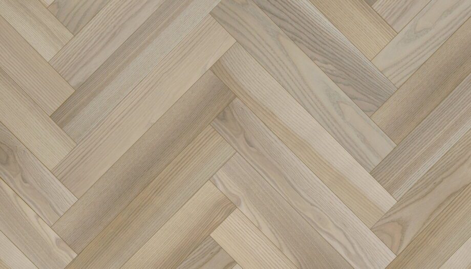 Ash Herringbone Flooring Esta Elegant Sandstone Original 600 mm extra matt lacquered – close-up Ash Herringbone Flooring Esta Elegant Sandstone Original 600 mm extra matt lacquered – 3