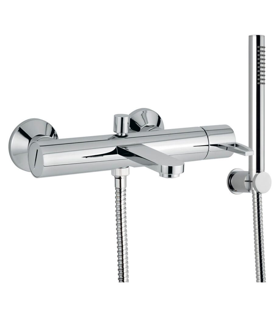 Bath mixer Emmevi Ade 78001, chrome, holed lever, mixer + shower set Bath mixer Emmevi Ade 78001 – 4