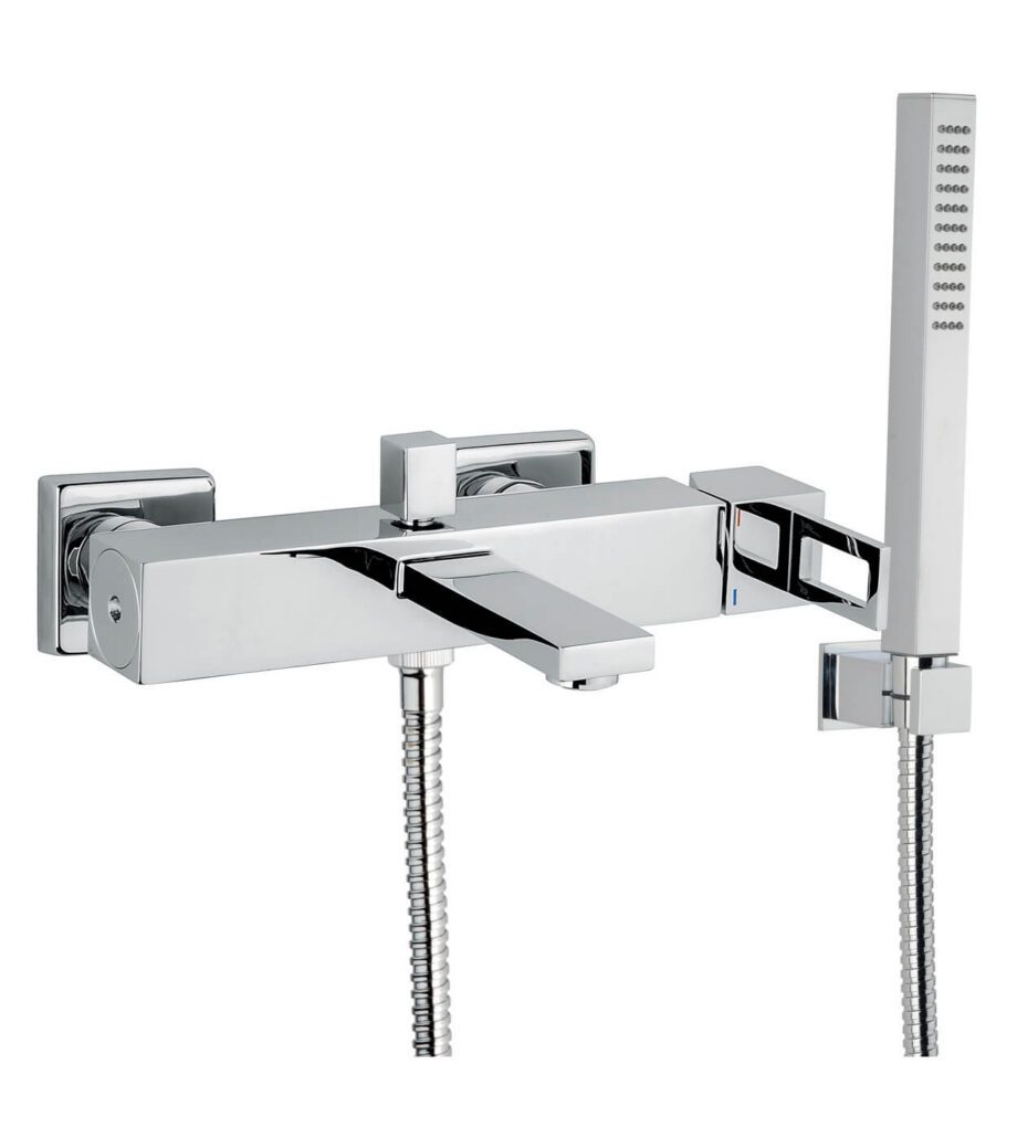 Bath mixer Emmevi Gea 26001, chrome, holed lever, mixer + shower set Bath mixer Emmevi Gea 26001 – 6