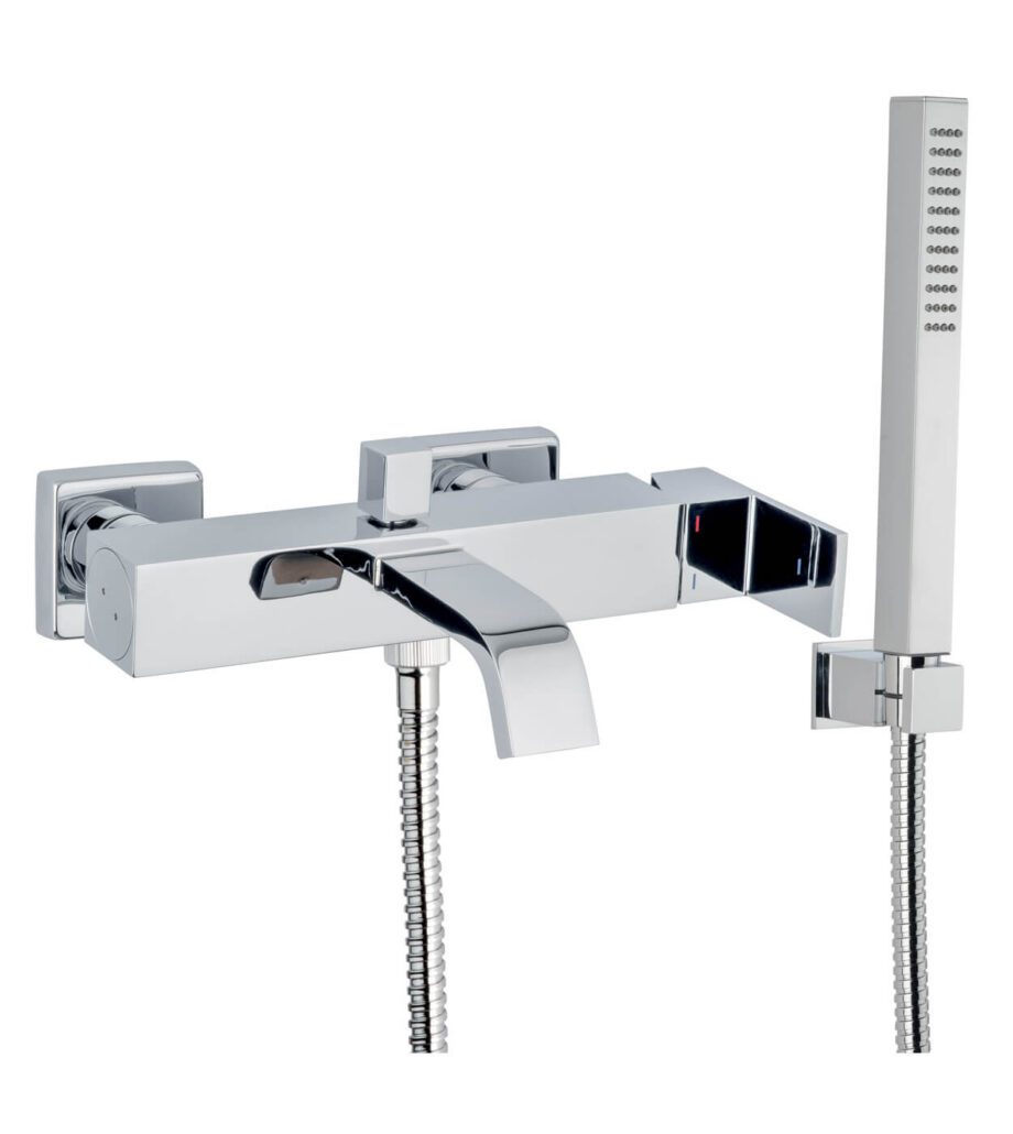Bath mixer Emmevi Siris 47001, chrome, closed lever, mixer + shower set Bath mixer Emmevi Siris 47001 – 4
