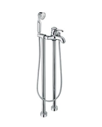 Bath mixer on floor columns Emmevi Tiffany 600128 with hand shower