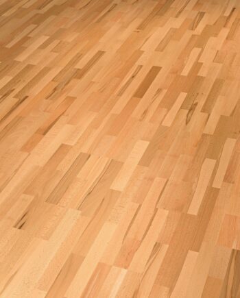 Beech parquet Thede & Witte Euro 3-strip, country, matt lacquered, 3-strip, 2200 x 204 x 14 mm