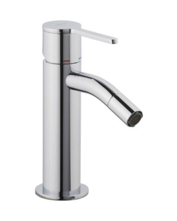 Bidet mixer Emmevi Filobrass 85004 with click-clack waste