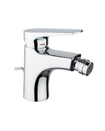 Bidet mixer Emmevi Nicla 89004 with pop-up waste