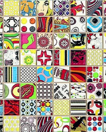 Ceramic mosaic Dune Andy, 28.1x28.1 cm, 10 mm