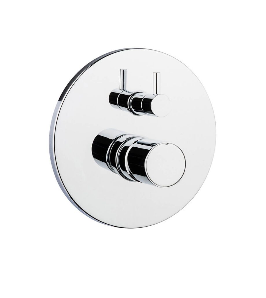 Concealed shower mixer Emmevi Ade 78019CER, 2 outlets, diverter cartridge, chrome, standard lever Concealed shower mixer Emmevi Ade 78019CER, 2 outlets, diverter cartridge