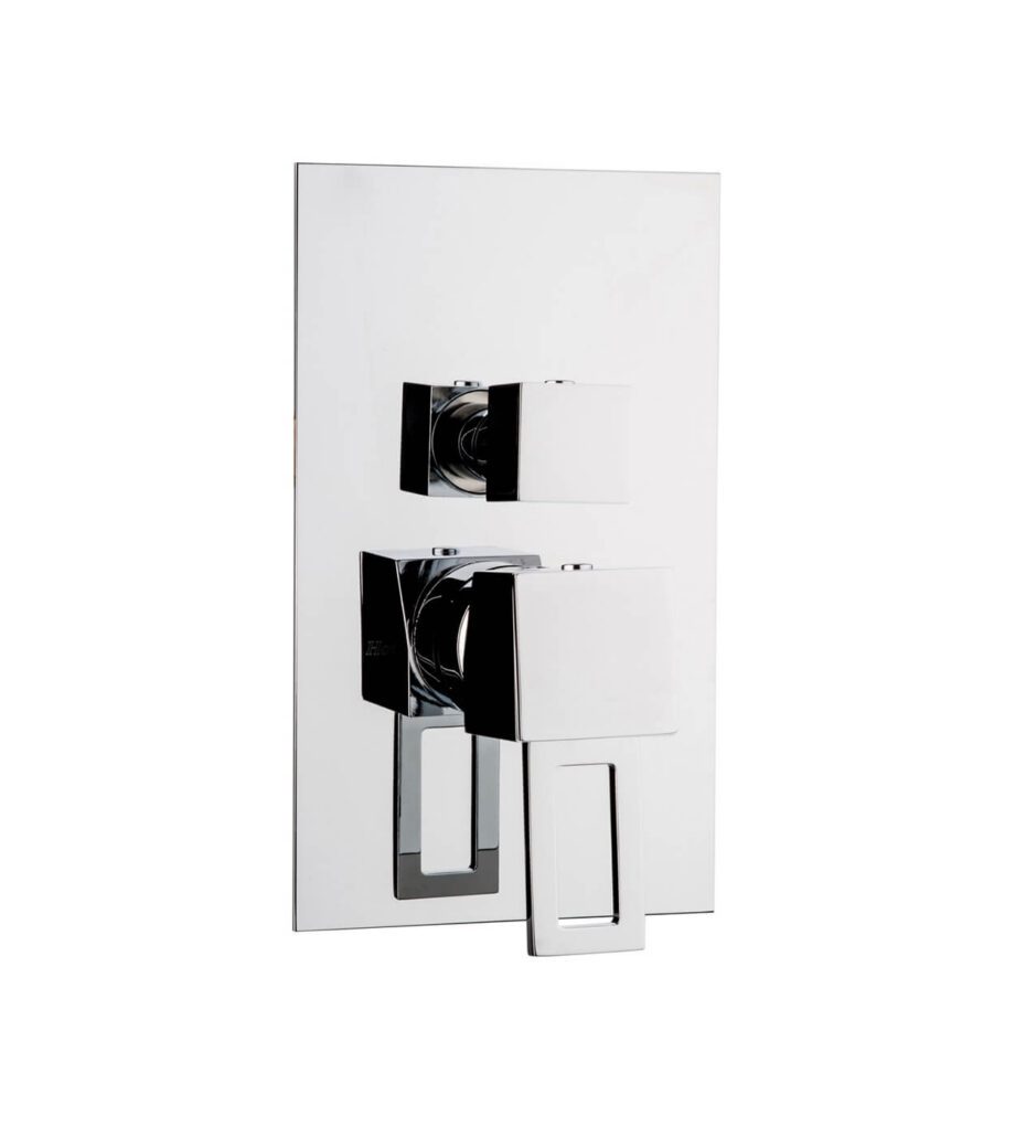 Concealed shower mixer Emmevi Gea 26019CER, 2 outlets, diverter cartridge, chrome, holed lever Concealed shower mixer Emmevi Gea 26019CER, 2 outlets, diverter cartridge – 3