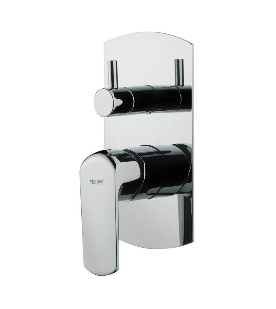 Concealed shower mixer Emmevi Stele 99019CER, 2 outlets, diverter cartridge