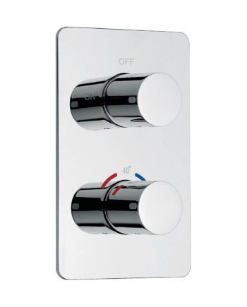 Concealed thermostatic shower mixer Emmevi Piper 45319, 2 outlets