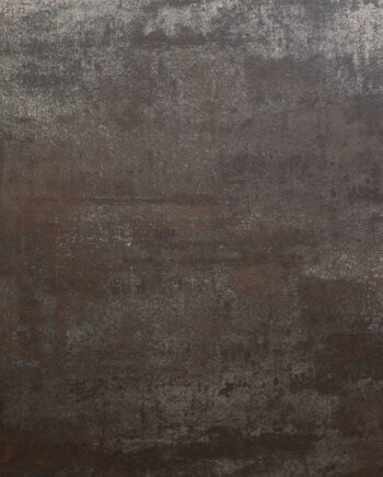 Corten steel-effect porcelain floor tile Tau Corten A, 60x60 cm, 10.5 mm, rust brown, rectified