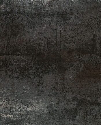Corten steel-effect porcelain floor tile Tau Corten B, 60x120 cm, 10.5 mm, dark rust brown, rectified