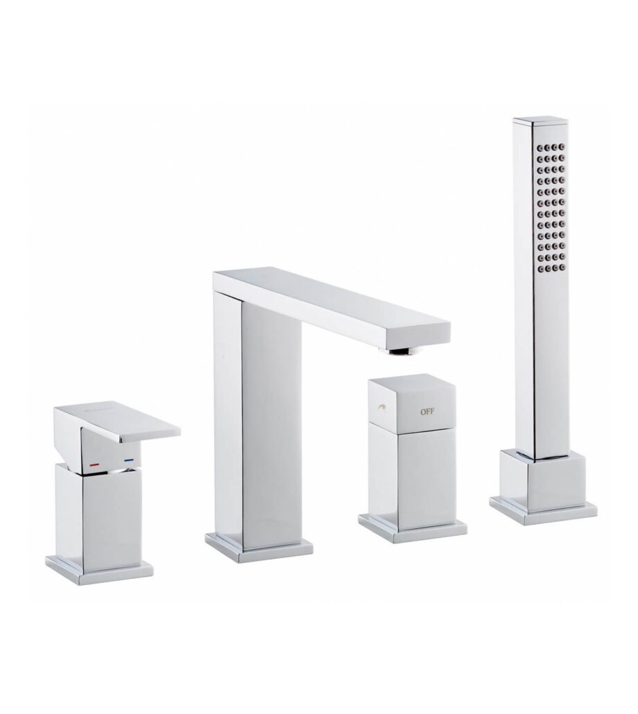 Deck-mounted bath mixer Emmevi Gea 26120, 4 holes – view 2 Deck-mounted bath mixer Emmevi Gea 26120, 4 holes – 2