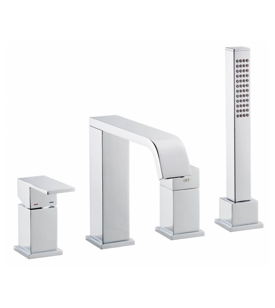 Deck-mounted bath mixer Emmevi Siris 47120, 4 holes – view 2 Deck-mounted bath mixer Emmevi Siris 47120, 4 holes – 2