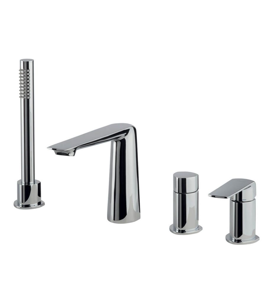 Deck-mounted bath mixer Emmevi Stele 99120, 4 holes Deck-mounted bath mixer Emmevi Stele 99120, 4 holes