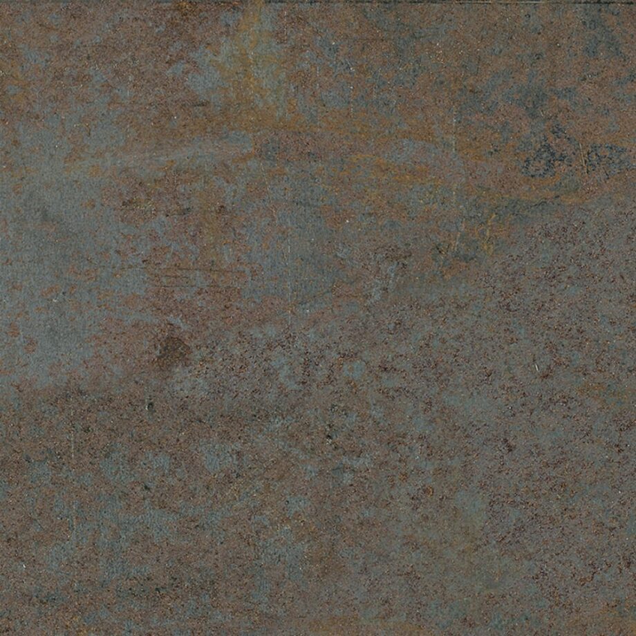 187759N-1 Roostes metalli efektiga portselanplaat Dune Diurne Oxide, 20x20 cm, 9 mm, roostepruun