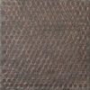 Perforeeritud metallpaneeli efektiga portselanplaat Dune Diurne Oxide Plate, 20x20 cm, 9 mm, roostepruun