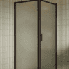 Shower enclosure Hietakari Bläk 755 New York, Cocoa frame, satin frosted glass Shower enclosure Hietakari Bläk 755 New York, Cocoa frame, satin frosted glass