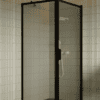Shower enclosure Hietakari Bläk 755 New York, black frame, grey tinted glass Shower enclosure Hietakari Bläk 755 New York, black frame, grey tinted glass