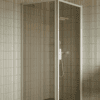 Shower enclosure Hietakari Bläk 755 New York, white frame, bronze tinted glass Shower enclosure Hietakari Bläk 755 New York, white frame, bronze tinted glass