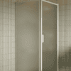 Shower enclosure Hietakari Bläk 755 New York, white frame, satin frosted glass Shower enclosure Hietakari Bläk 755 New York, white frame, satin frosted glass